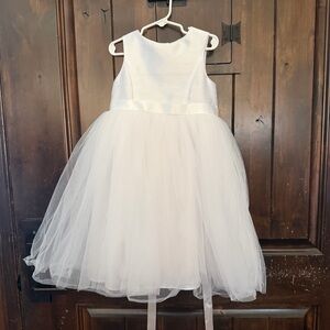 David's Bridal Classic White Gown